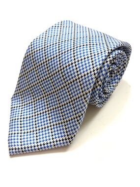 Lauren Ralph Lauren Silk Tie in Plaid Houndstooth